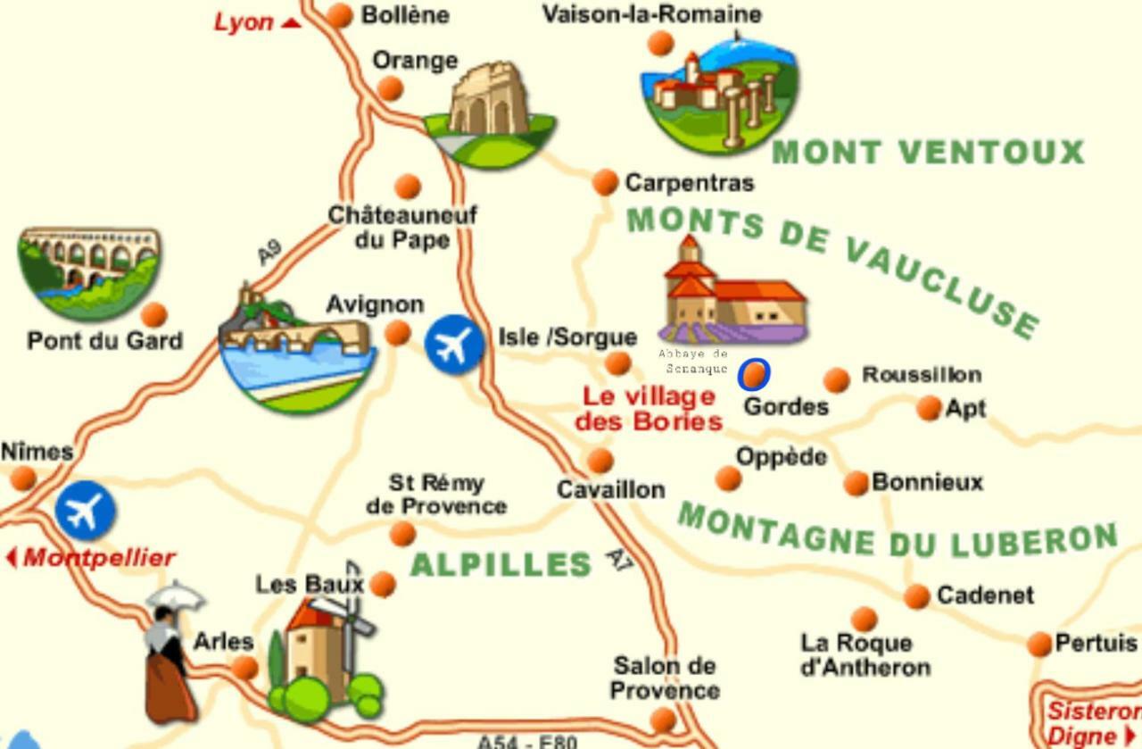 La Petite Galejade Villa Gordes Eksteriør billede